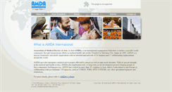 Desktop Screenshot of amdainternational.com