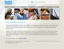 Tablet Screenshot of amdainternational.com